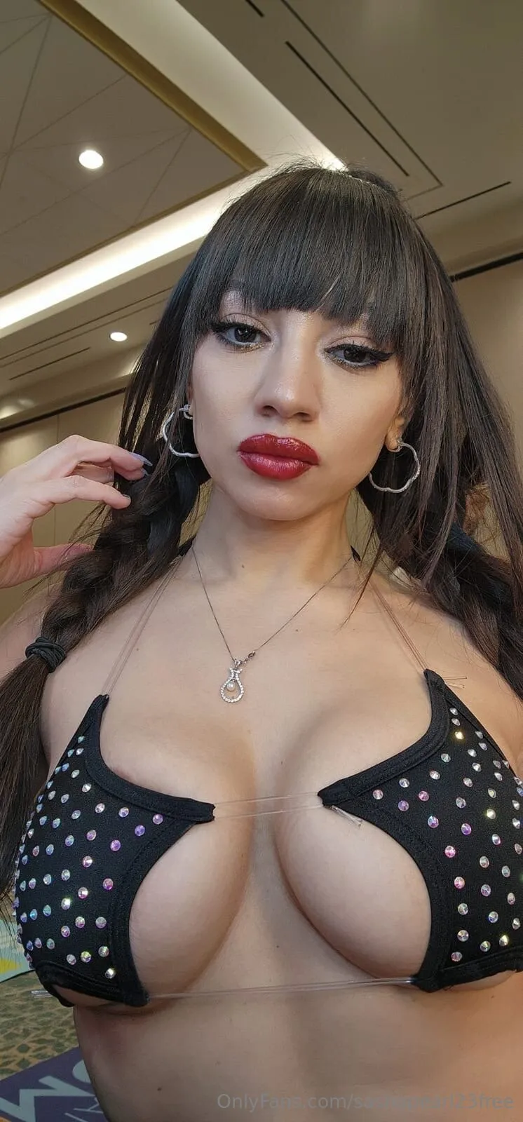 Courageous chocolate skinned Sasha Pearl ass