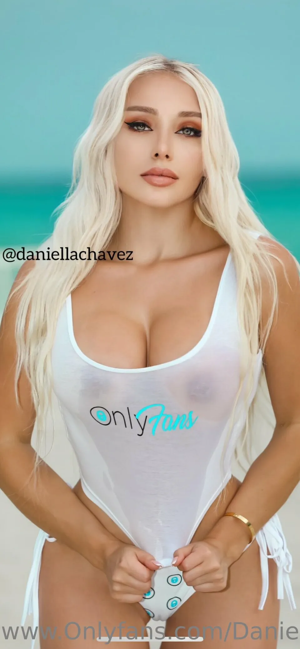 big fake tits Authentic Daniella Chavez of leak hottest babe